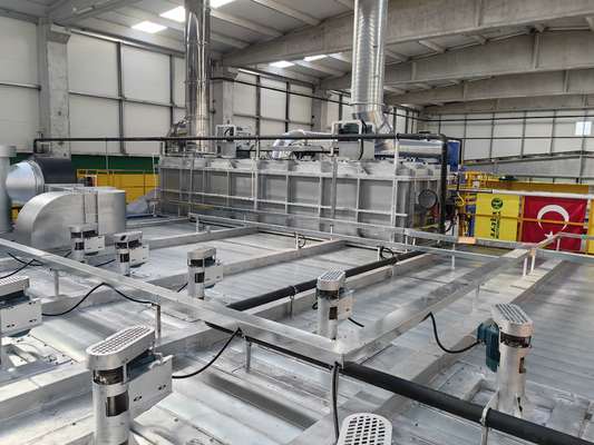 Vertical Powder Coating Line for Aluminum Profiles - Automatic