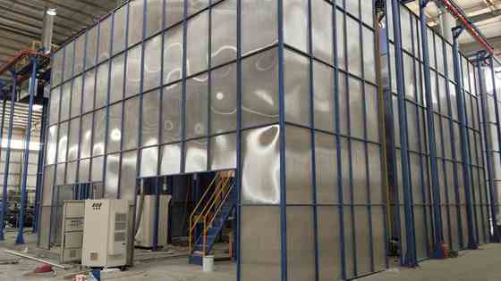 Full-Automatic Pre-treatment LPG Vertical Powder Coating Line for Aluminum Profiles