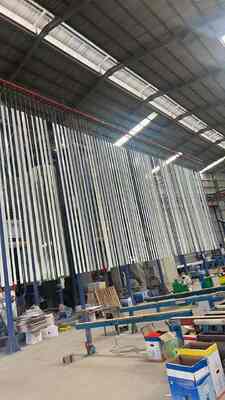 Intelligent System Speed Adjusttable Customized Capacity for Customers  Vertical Powder Coating Line for Aluminum Profiles