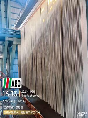 Drying Oven Combution Vertical Anodizing Production Line for Aluminum Profiles