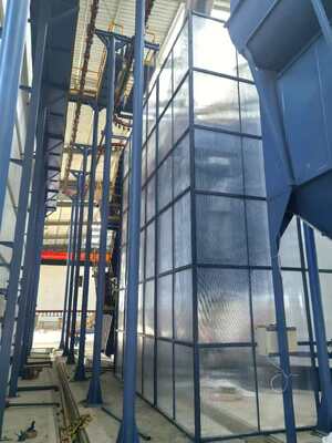 Hot Sale LPG Heating System Vertical Powder Coating Line High-performance for Aluminum Profiles