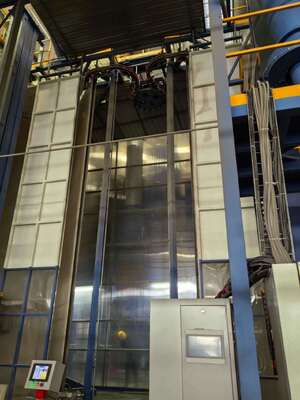 High-performance Recycle System Aluminum Profiles Vertical Powder Coating Line