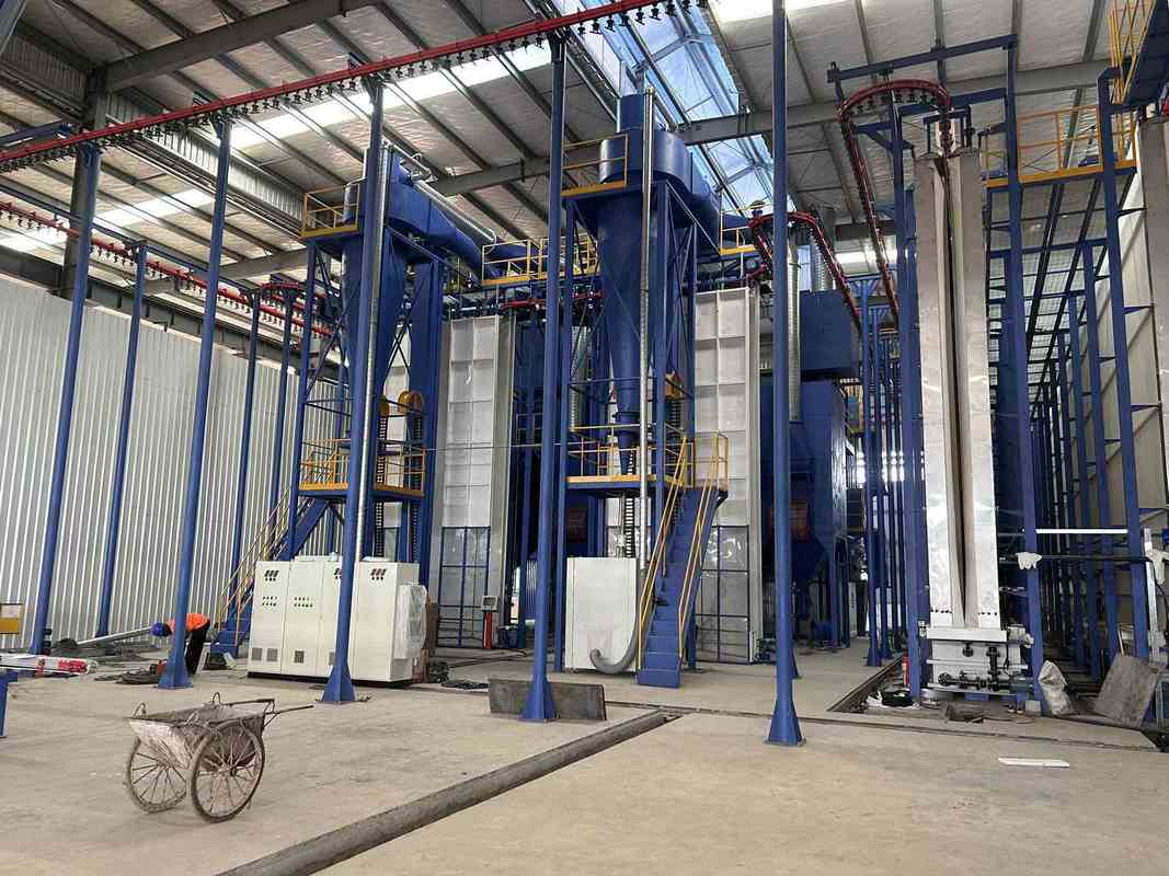Integrated Furnace   High-performance Vertical Powder Coating Line for Aluminum Profiles
