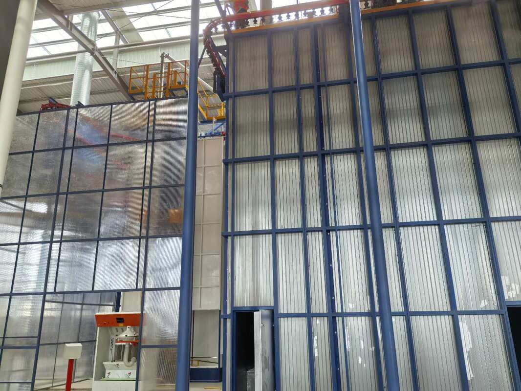 Vertical Powder Coating Line High-performance for Aluminum Profiles