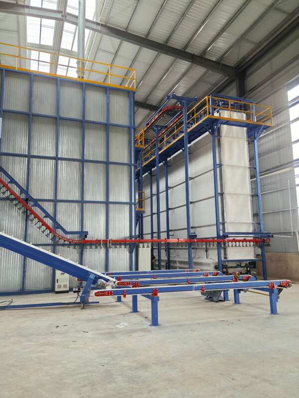 Electricstatic Powder Syraying Vertical Powder Coating Line High-performance for Aluminum Profiles